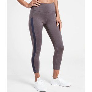 Athleta Ultimate Stash Pocket 7/8 Tight Dress Blue/ Hearth Rose